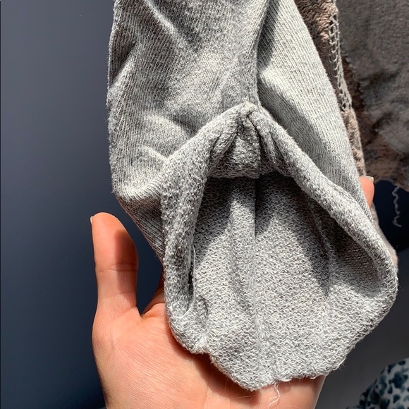 FP gray lace pullover - Picture 3 of 4